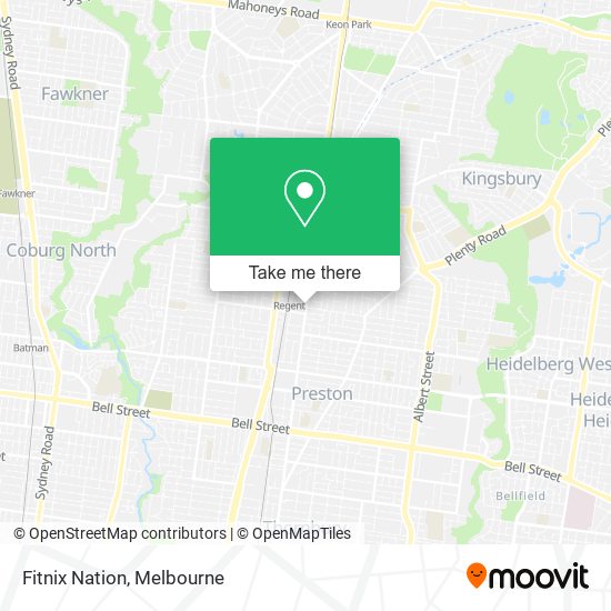 Fitnix Nation map