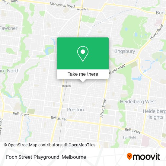 Foch Street Playground map