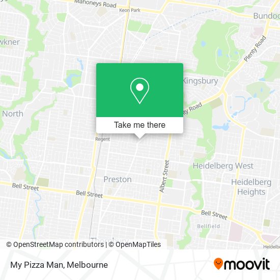 My Pizza Man map