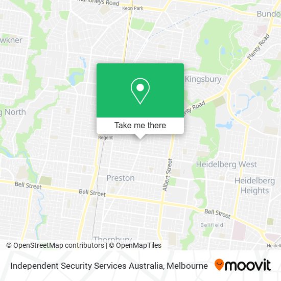 Independent Security Services Australia map