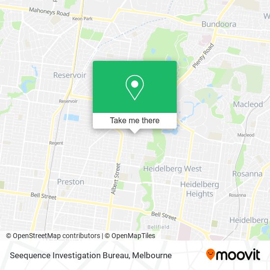 Seequence Investigation Bureau map