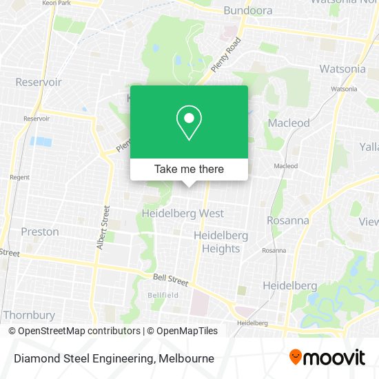Diamond Steel Engineering map