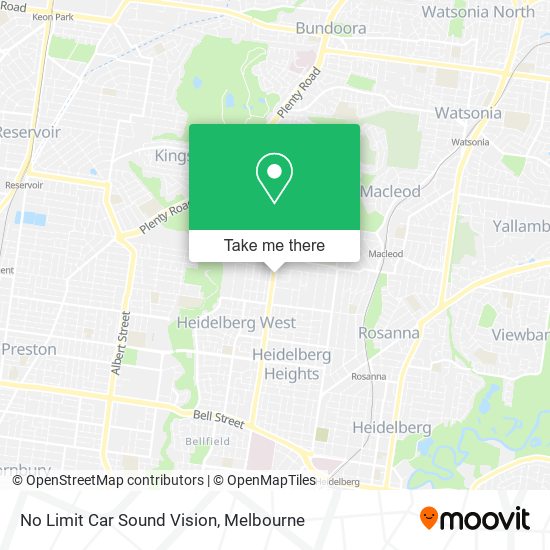No Limit Car Sound Vision map