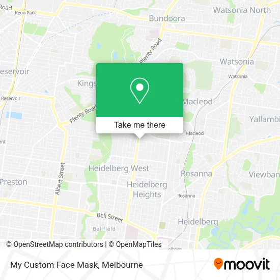 Mapa My Custom Face Mask