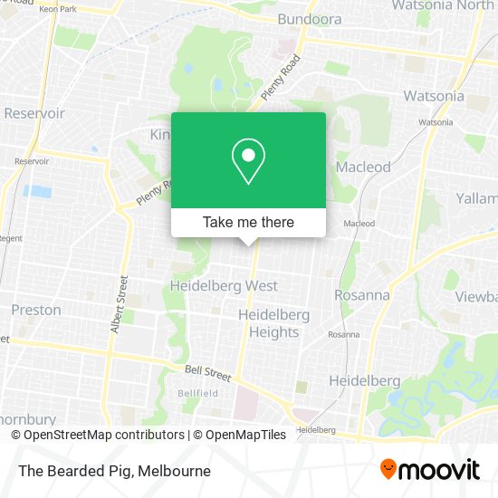 The Bearded Pig map