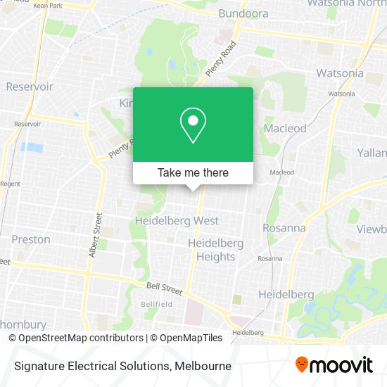 Signature Electrical Solutions map