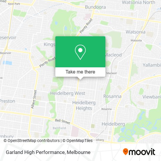 Garland High Performance map