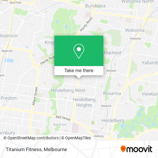 Titanium Fitness map