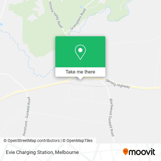 Evie Charging Station map