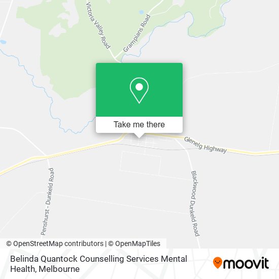 Belinda Quantock Counselling Services Mental Health map