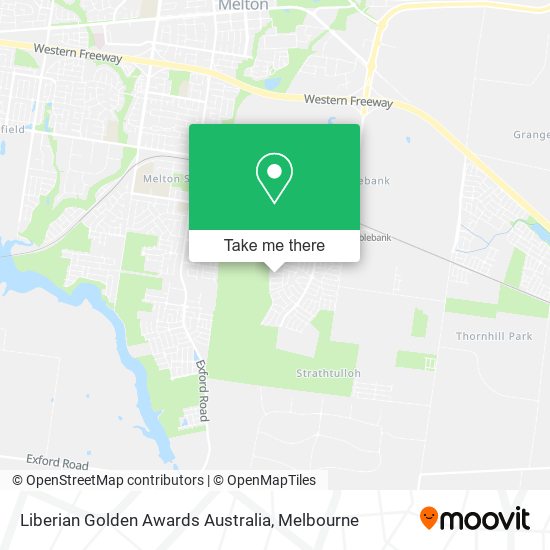 Liberian Golden Awards Australia map