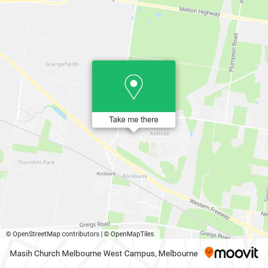 Masih Church Melbourne West Campus map