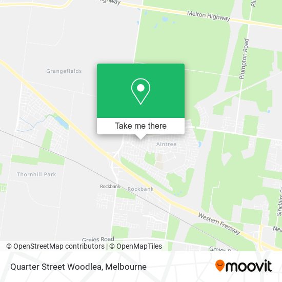 Quarter Street Woodlea map