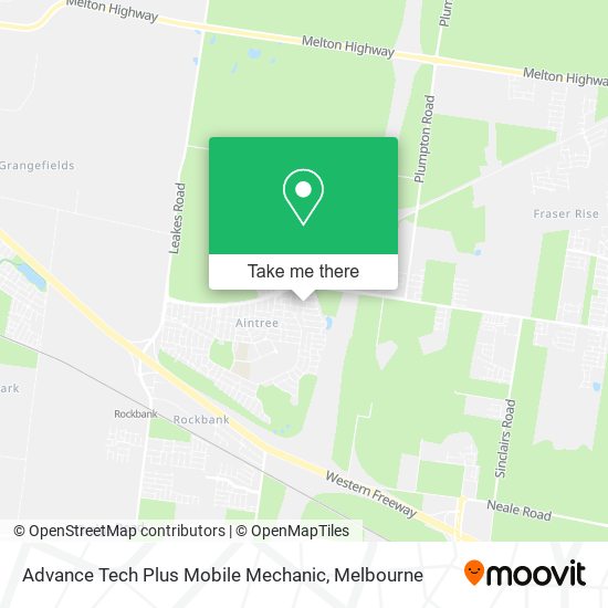 Advance Tech Plus Mobile Mechanic map