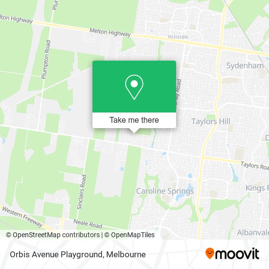 Orbis Avenue Playground map