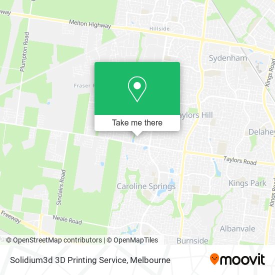 Solidium3d 3D Printing Service map