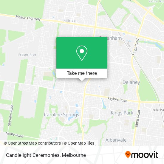 Candlelight Ceremonies map