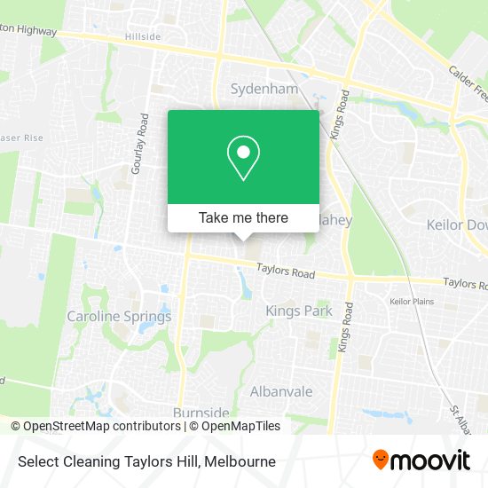 Select Cleaning Taylors Hill map