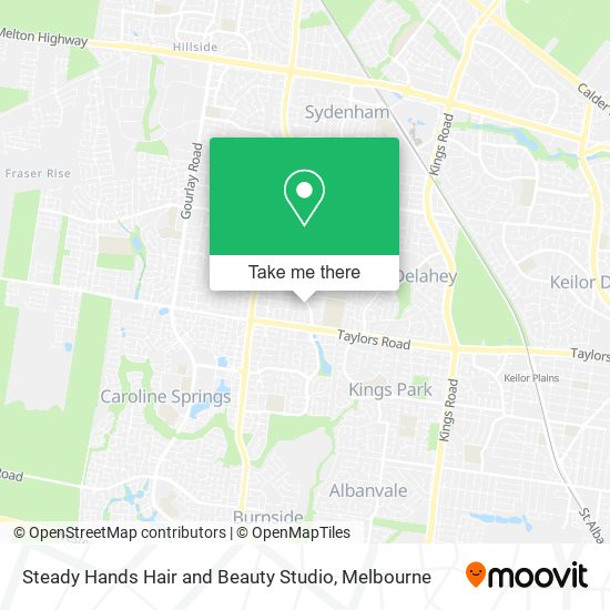 Steady Hands Hair and Beauty Studio map