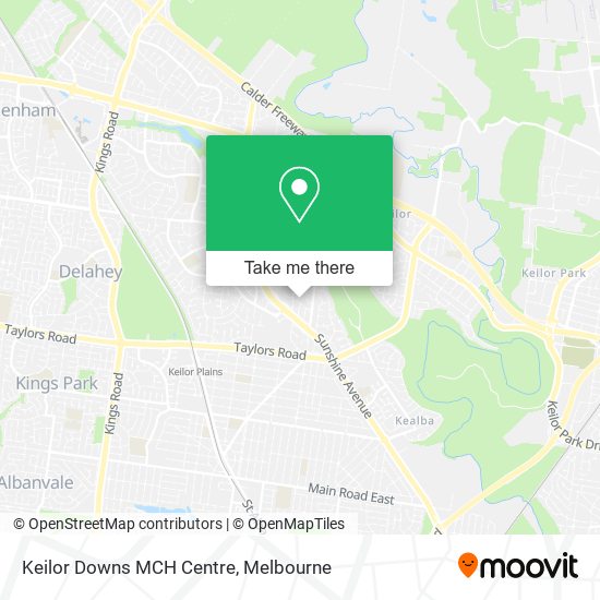 Keilor Downs MCH Centre map