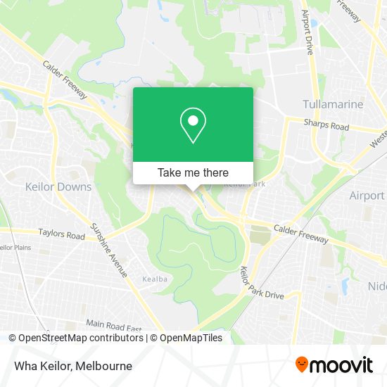 Wha Keilor map