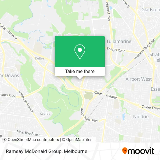 Mapa Ramsay McDonald Group