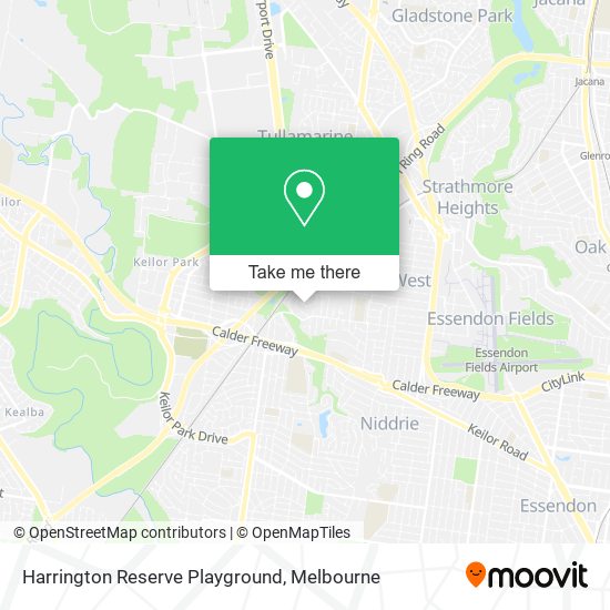 Harrington Reserve Playground map