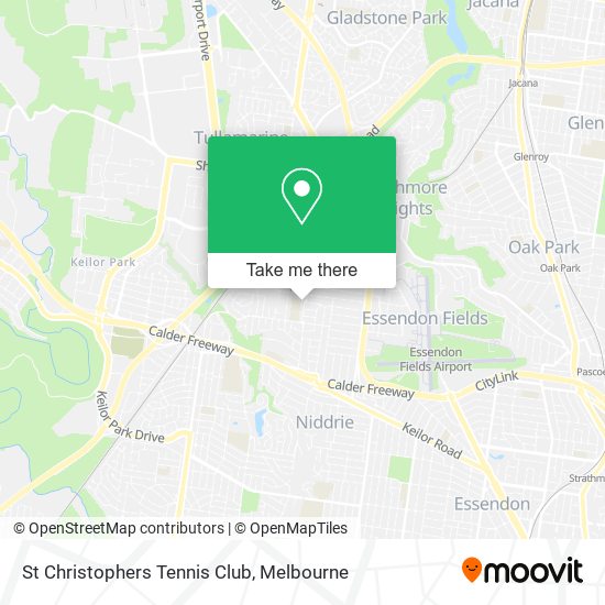 Mapa St Christophers Tennis Club