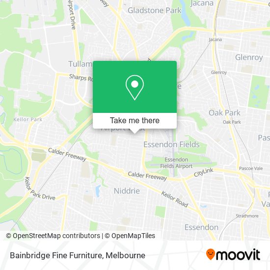 Bainbridge Fine Furniture map