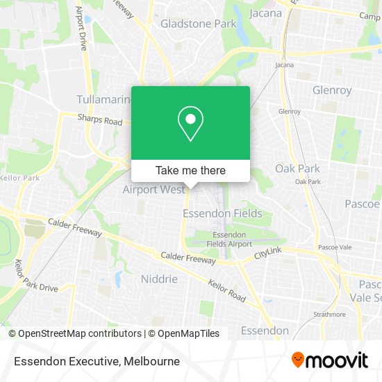 Essendon Executive map