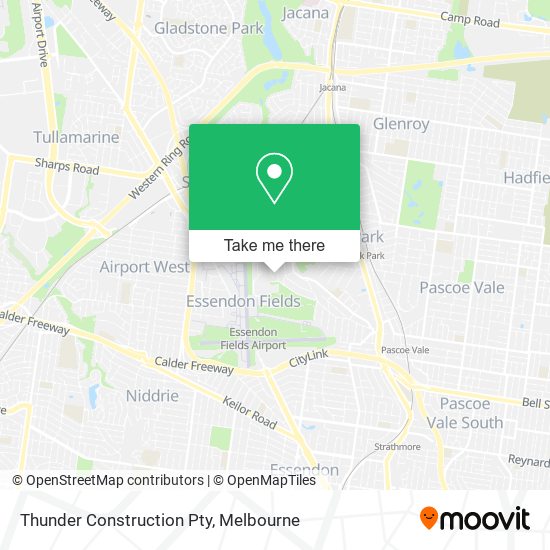Thunder Construction Pty map