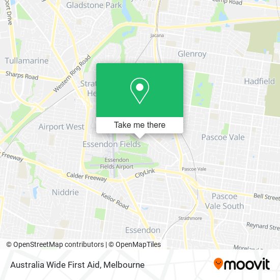 Australia Wide First Aid map