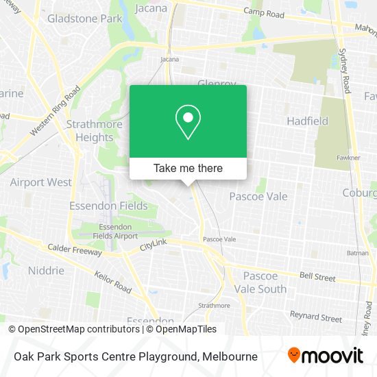 Oak Park Sports Centre Playground map