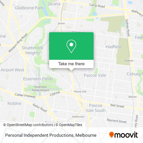 Personal Independent Productions map
