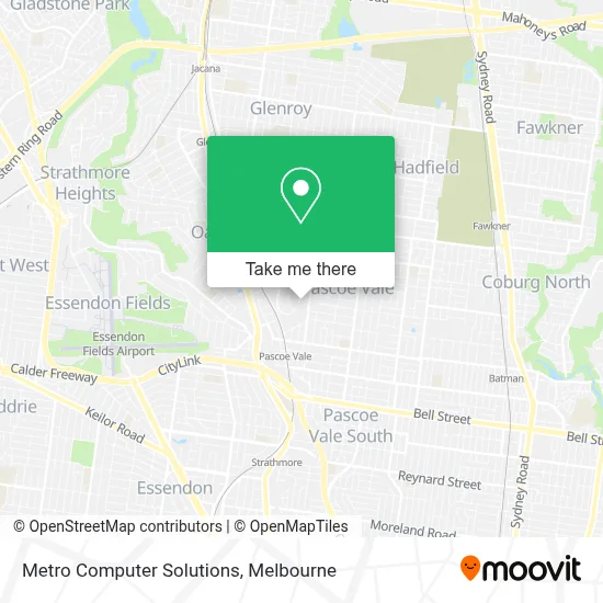 Mapa Metro Computer Solutions