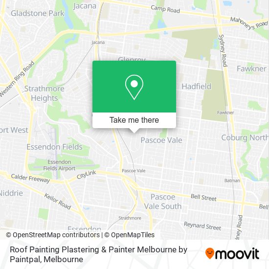 Roof Painting Plastering & Painter Melbourne by Paintpal map