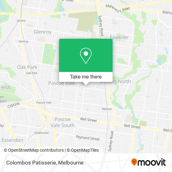 Colombos Patisserie map