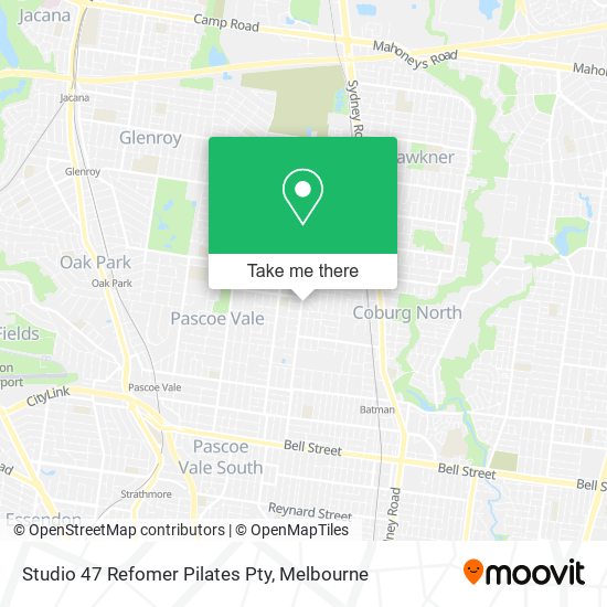 Studio 47 Refomer Pilates Pty map