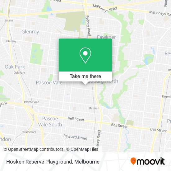 Hosken Reserve Playground map