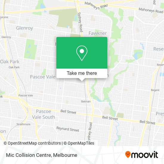 Mic Collision Centre map