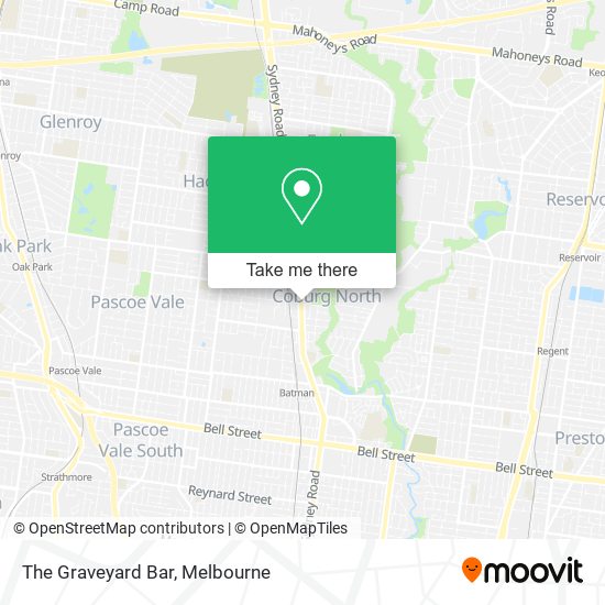 The Graveyard Bar map