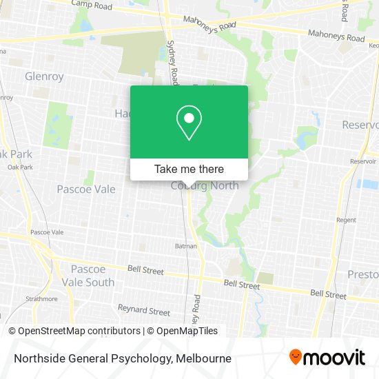 Mapa Northside General Psychology