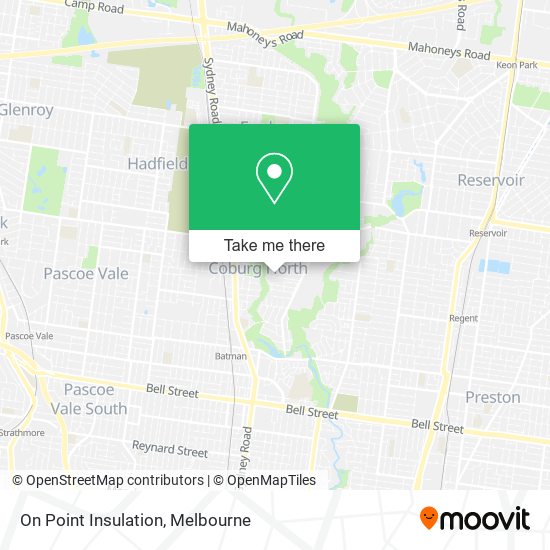 On Point Insulation map
