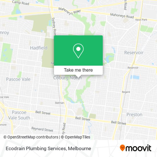Ecodrain Plumbing Services map