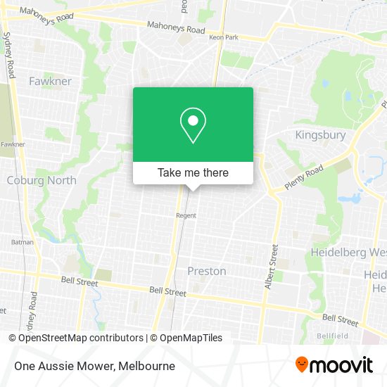 One Aussie Mower map