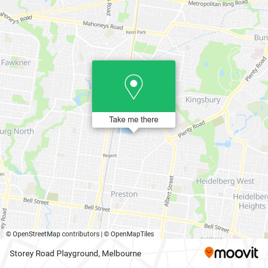 Storey Road Playground map