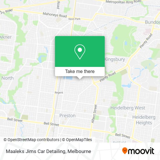 Maaleks Jims Car Detailing map