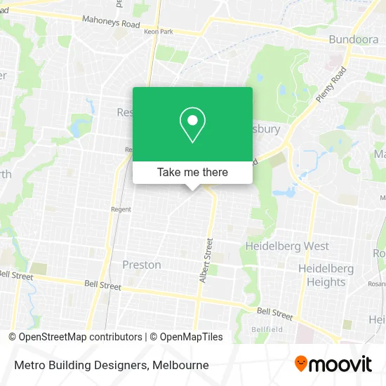 Mapa Metro Building Designers