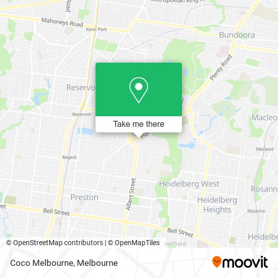 Coco Melbourne map