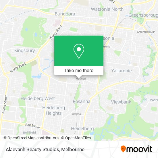 Alaevanh Beauty Studios map